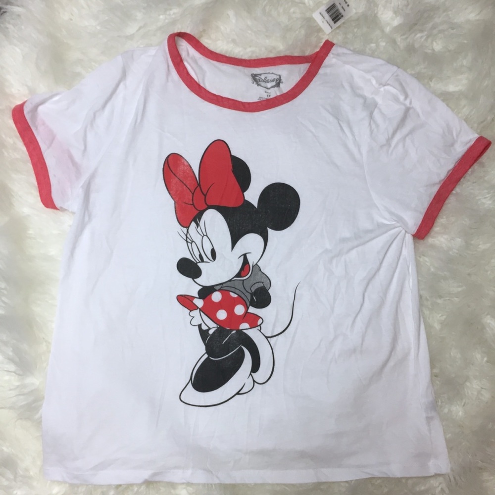 NWT 1X Disney Minnie Mouse Burnout TShirt